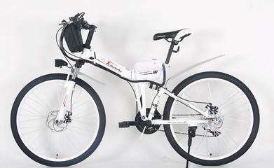 富比特紳士Q5超強續(xù)航26寸24寸折疊鋰電池電動車自行車山地