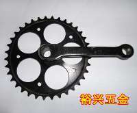 自行車鏈輪曲柄,童車鏈輪曲柄,電動車鏈輪曲柄,各種型號曲柄,河北-河北平鄉縣河古廟裕興五金廠